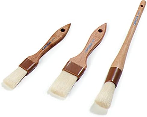 SPARTA Chef Series Basting Brush, Flat Boar Bristle Pastry Brush for Cooking and Baking, 1.5" Wide, 1 Count
