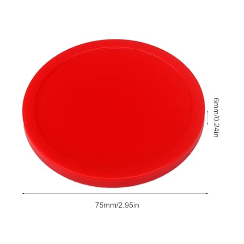 5Pcs 3inch Round Air Ice Hockey Pucks Air Hockey Replacement Pucks Heavy Hockey Tables Pucks Easy to Use Easy to Use - color: Blue