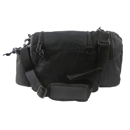 Fade Crunch Disc Golf Bag – Compact, Durable, and Lightweight Disc Storage - color: Black