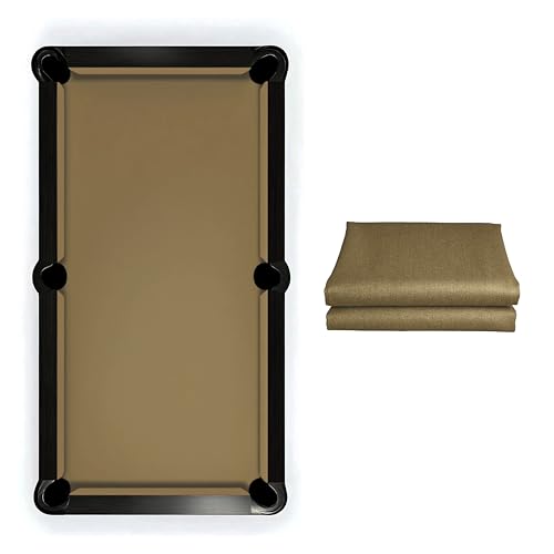 Empire USA - Billiard Worsted Speed Cloth（Felt） 7/8/9 FT - color: Camel, size: 8ft