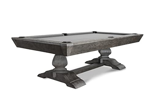 Nixon Billiards - Birdy Slate Billiard Pool Table- Grayson Grey - 7ft and 8ft - Whiteglove - size: 7FT WG installation (No), style: Club Master I