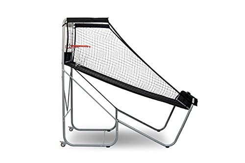 Pop-A-Shot - Home Dual Shot Arcade Basketball Game with NBA Graphics l Sensor Scoring l 16 Game Modes l 7 Balls l Foldable Storage l for All NBA Fans - style: Brooklyn Nets