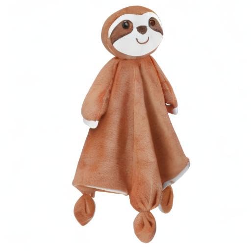 Pro Goleem Sloth Security Blanket Soft Lovey for Babies Boys and Girls Newborn Lovie Infant Blankie Sloth Baby Snuggle Toy Stuffed Animal Baby Gifts 14 Inch