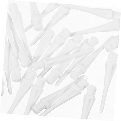 KOMBIUDA 50Pcs Soft Tip Points for Electronic Durable Wear Resistant Replacement Accessories with Smooth Surface Compatible with Dart Corkscrew Threads