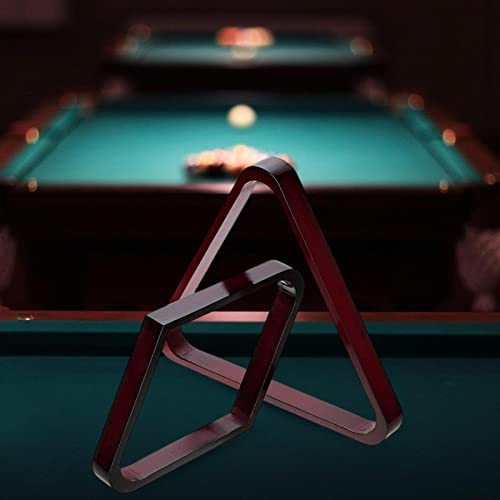 2Pcs Billiard Ball Rack Set, Eight Ball Triangle Rack, Diamond,Ball Racks for Table-Red - color: Red
