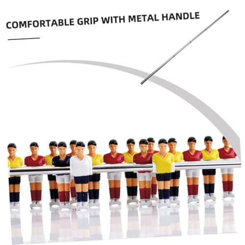 Abaodam 2pcs Foosball Table Replacement Rods Durable Iron Handles for Soccer Game Table Easy Setup and Operation Strong and Convenient Accessory