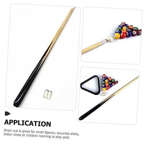 Pool Cue Stick Wooden Billiard Cue for Boys Lightweight Easy to Use for Learning Entertainment for Young Pool Players