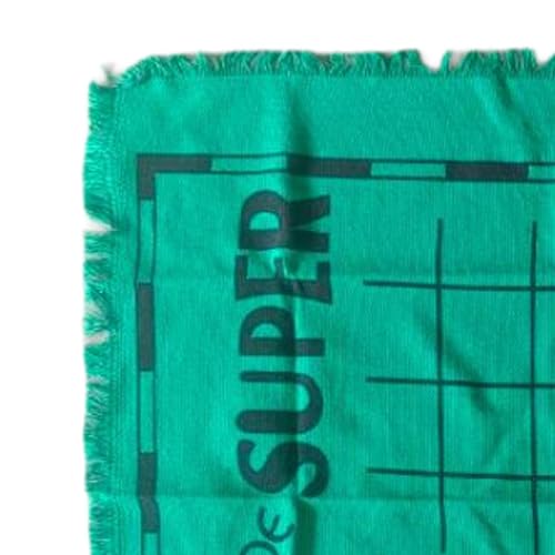 Giant Checkers Board Game Mat, Toe Board,3 in 1 Large Checkers Rug Game Mat,Reversible Rug,Game Giant Checkers Classic, Green
