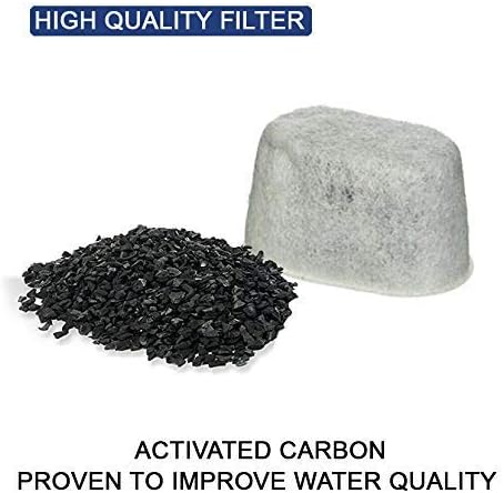 GOLDTONE 8-12 Cup Coffee Filter & Set of 12 Charcoal Water Filters fits Cuisinart Coffee Maker and Brewers. Replaces your CUISINART #4 Cone Reusable Coffee Filter & CUISINART Water Filter