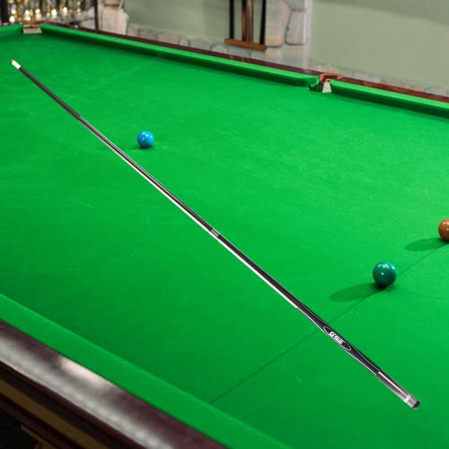 GSE Games & Sports Expert 58" 2-Piece Fiberglass Graphite Composite Billiard Pool Cue Sticks (Several Colors Available, Weight from 18oz, 19oz, 20oz, 21oz) - color: Grey, style: set of 4