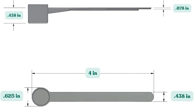 1.5 mL (1.5 CC) Long Handle Scoop for Measuring Coffee, Pet Food, Grains, Protein, Spices and Other Dry Goods (Pack of 100)