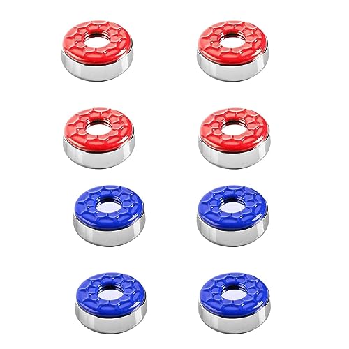 8 Pieces Shuffleboard Pucks Table Rollers Replacements Smooth Edge High Density Board Material Portable Design Suitable for Indoor Outdoor Party