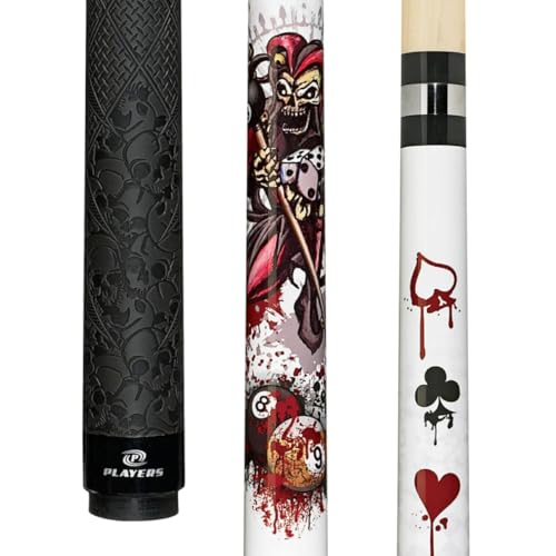 Players 58" 2-Piece North American Maple Billiard Pool Cue Stick - size: 19 Ounce