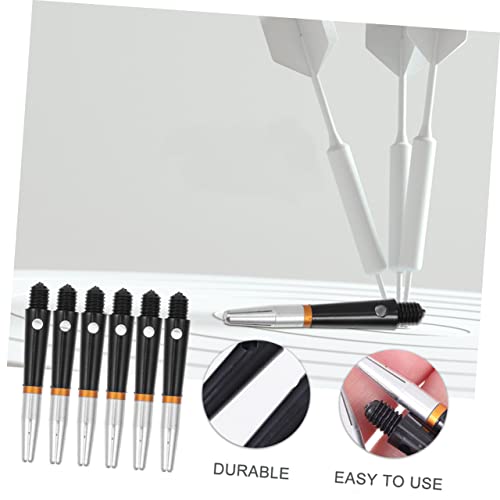 ibasenice Accessories Throwing Rotate Stems Short Shafts Soft Tip Flying Shaft Wear-Resistant Poles Replaceable