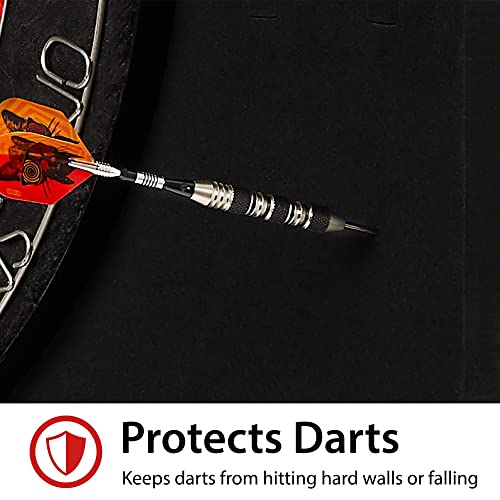 Viper Defender III Backboard & Sisal/Bristle Steel Tip Dartboard Bundle - style: Elite