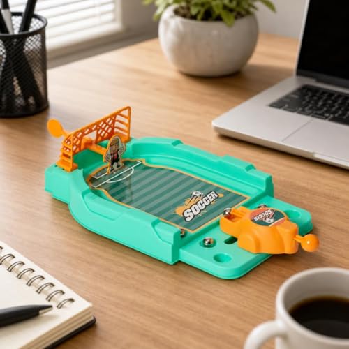 Desktop Bowling, Miniature Bowling Alley, Mini Wooden Desk Game, Portable Design Office Desk - style: Mini Soccer Game