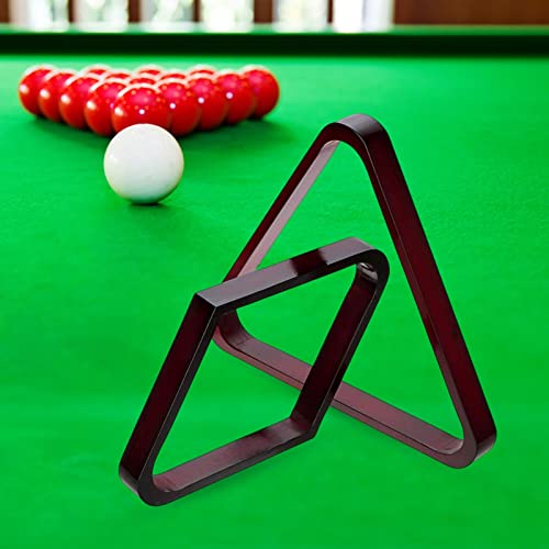 2Pcs Billiard Ball Rack Set, Eight Ball Triangle Rack, Diamond,Ball Racks for Table-Red - color: Red