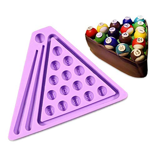 Billiard Ball Set Resin Casting Mold Pool Table Set Mold Candle Soap Resin Craft