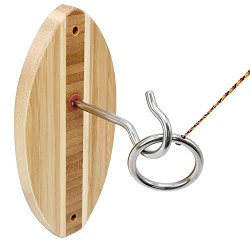 Hook and Ring Toss Game for Adults,Ring Toss Tailgating Game Set,Washer Game,Yard Games for Indoor/Outdoor Family Fun Party Game…