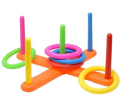 Kiddie Play Ring Toss Game for Kids Party Games for Kids Indoor & Outdoor Play