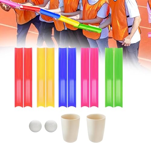 Pipeline Team Building Activity, Outdoor Youth Sports, Golf Balls with Storage Bag for Adults, L 5.5cm Width - size: L 5.5cm Width