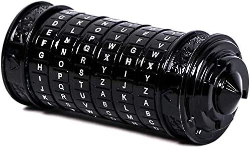 Cryptex Da Vinci Code Mini Cryptex Lock Puzzle Boxes with Hidden Compartments Anniversary Valentine's Day Romantic Birthday Gifts for Her Gifts for Girlfriend Box for Men