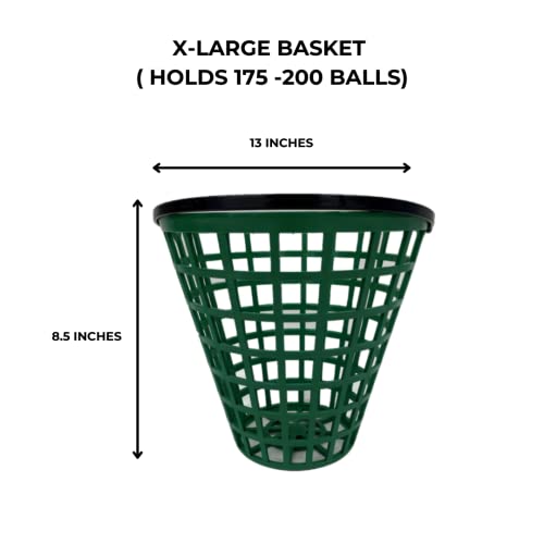 Basket - Range Ball - color: Black, size: X-Large (175-200 Capacity)
