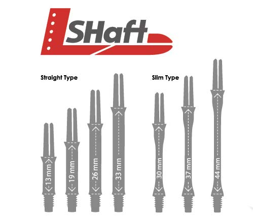 L-style L-Shaft Locked Dart Shafts - color: Emerald, size: Short (190)
