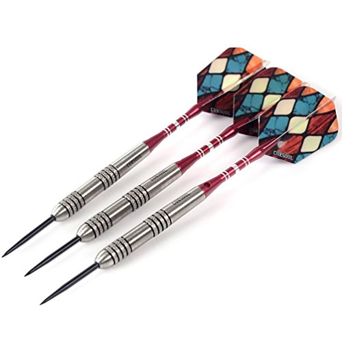 CUESOUL 22/24/26 Grams Tungsten Steel Tip Darts Set 95% Tungsten - color: 22 Grams-Case