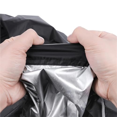 1pc 7ft 8ft 9ft Billiard Table Cover Waterproof Dustproof Resistant Snooker Protector With Locking rope(Black,260x135x82cm) - color: Black, size: 260x135x82cm