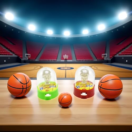 2Pcs Finger Basketball Shooting Game Set for and Adults - Basketball Party Supplies and Table Decorations for Basketball Party Games