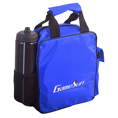 Disc Golf Set with 6 Discs and Mini Disc,Starter Disc Golf Bag,Towel - color: Blue