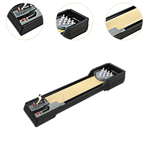 harayaa Tabletop Bowling Game Mini Bowling Set Compact Ideal Gift Relax Arcade Desktop