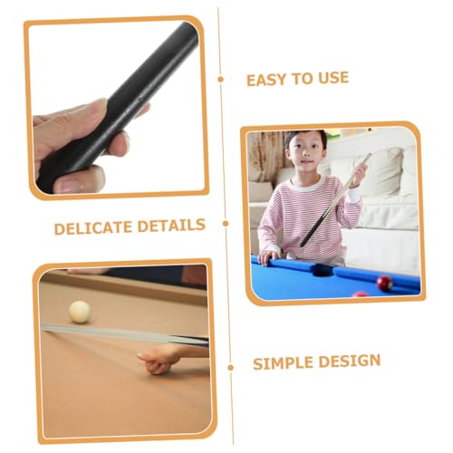 2Pcs Short Pool Cue Sticks Wooden Billiard Cue for Pool Tables Lightweight and Portable Training Sticks for Boys for Beginners