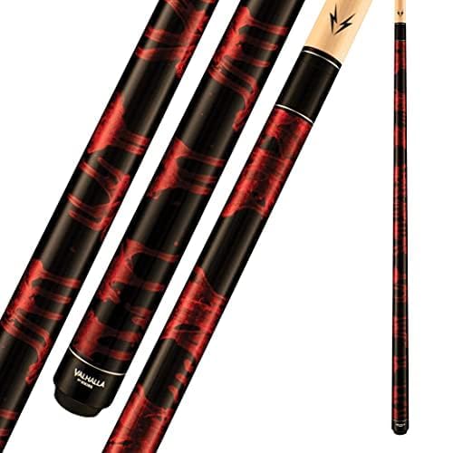 VALHALLA Viking 200 Series No Wrap 2 Piece 58” Pool Cue Stick + Bonus Williard Nickel Tip Tool - size: 18.5oz, style: VA212