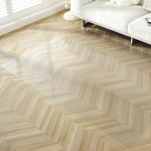 Clear Mat for Hard Floor Wood/Tile End Table Fridge Office Desk Chair on Carpet or Any Furniture Surface Home Kitche Thick and Sturdy 0.06in/1.5mm Thickness(20x''24'') - size: 20x''24''