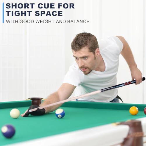 36”/42”/48” Canadian Maple Billiard Short Pool Cues for Tight Places - size: 36"