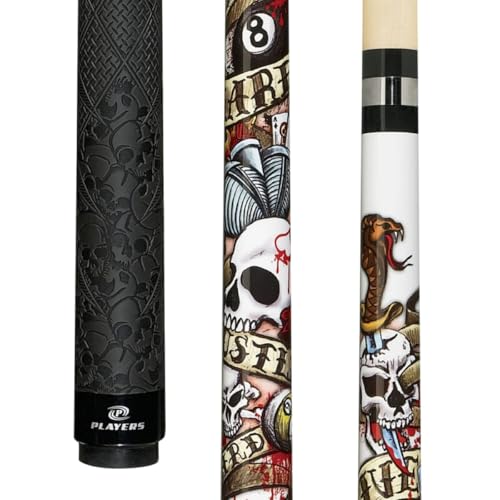 Players 58" 2-Piece Hard Maple Billiard Pool Cue Stick - size: 19 Ounce