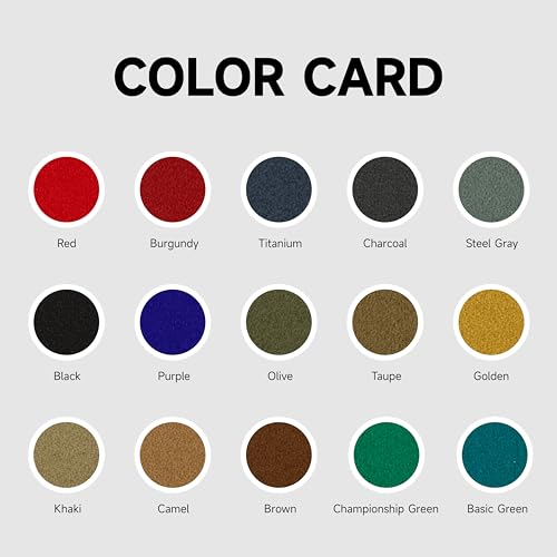 Championship - Invitational Felt w/Teflon - 7/8/9ft - color: Academy Blue, size: 8ft