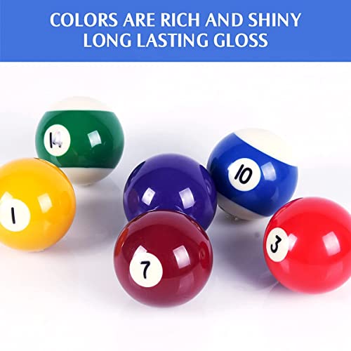 Champion Deluxe 2-1/4" Billiard Pool Ball Set Complete 16 Ball Set (Several Style Available) - color: Premium Pool Balls Set