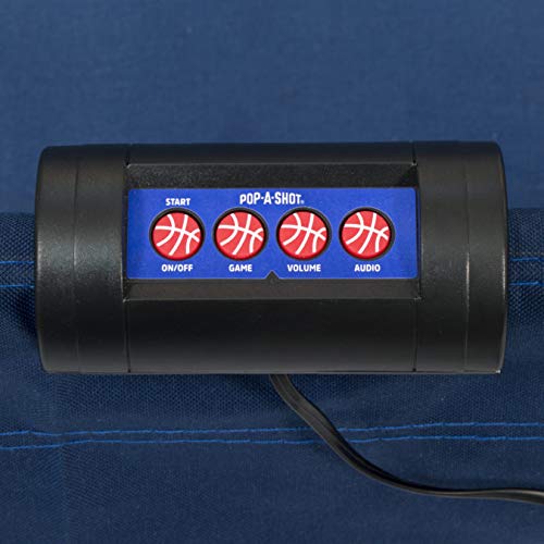Pop-A-Shot - Home Dual Shot with NCAA Graphics l Sensor Scoring l 16 Game Modes l 7 Balls l Foldable Storage l for All NCAA Fans - style: Michigan Wolverines