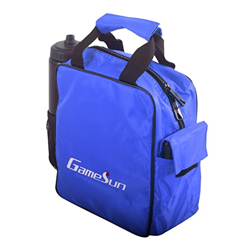 Disc Golf Set with 6 Discs and Mini Disc,Starter Disc Golf Bag,Towel - color: Blue