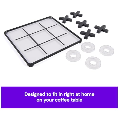 Spin Master Games, Cardinal Classics Tic Tac Toe, Classic Board Game, Modern Coffee Table Décor, 2 Players, for Ages 5 & Up - style: Four in a Row