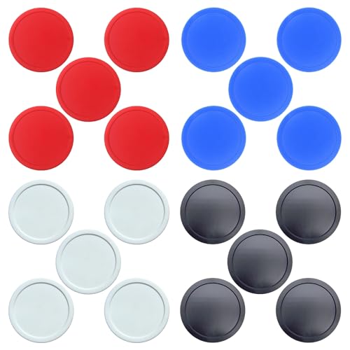 5Pcs 3inch Round Air Ice Hockey Pucks Air Hockey Replacement Pucks Heavy Hockey Tables Pucks Easy to Use Easy to Use - color: Blue
