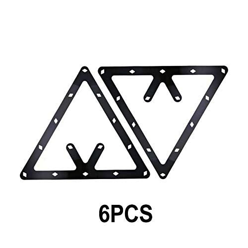 Markeny 6 PCS Triangle Rack Pool Table Ball Holder, Sheet Billiards Triangle Cue Accessories