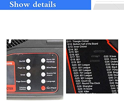Electronic Dart Board, Electronic Dart Board, Professional Soft Dart Target, Practice Dart Machine with LCD Scoreboard, Powered by AC Adapter Or Battery, for Indoor Garden Office Gifts