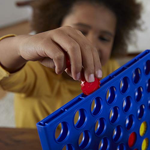 Connect 4 Hasbro Gaming Classic Grid, 4 in a Row Game, Strategy Board Gamesfor Kids, 2 Playersfor Family and Kids, Easter Gifts forBoys and Girls, Ages 6+, ONE Size (Pack of 2) - size: ONE SIZE (Pack of 2)
