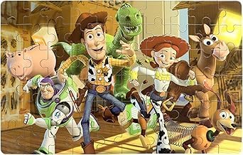 Puzzles for Kids Ages 4-8 60 Pieces Jigsaw Puzzles for Boys and Girls Educational Learning Puzzles in Metal Box