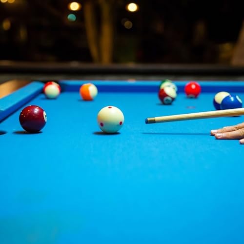 Amosfun Billiard Training Cue Ball with Marked Dot Resin Material Large White Pool Ball for Snooker Practice for Adult Leisure Games