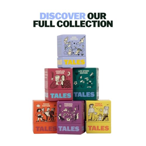 TALES 150 Conversation Starter Cards, Couples Edition, Prompts for Deeper Connection, Date Night Ideas, Anniversaries, and Quality Time Together - color: Couples Edition